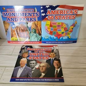 Flying Frog Publishing 3 educational paperback books.